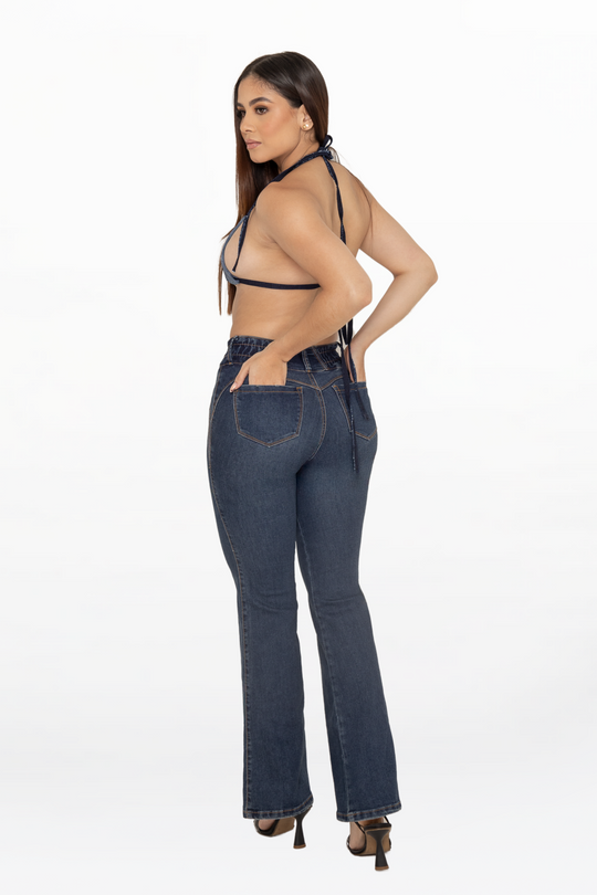 JEANS PDA - AZUL CUERO - 3008