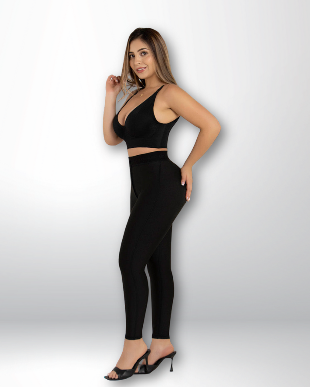 LEGGINS CON FAJON Y POWERNET-416